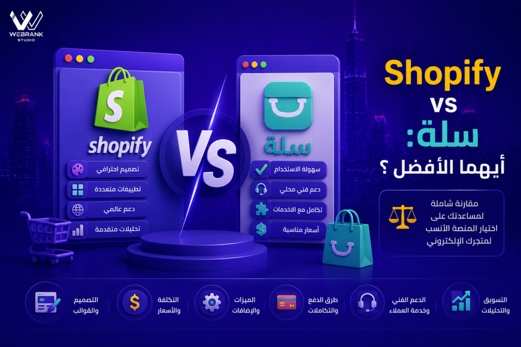 Shopify vs سلة: أيهما الأفضل ؟